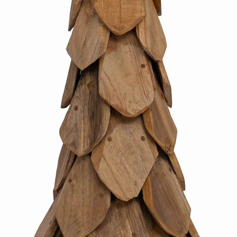 Choinka z podstawą Brązowy 111 cm Lite drewno tekowe