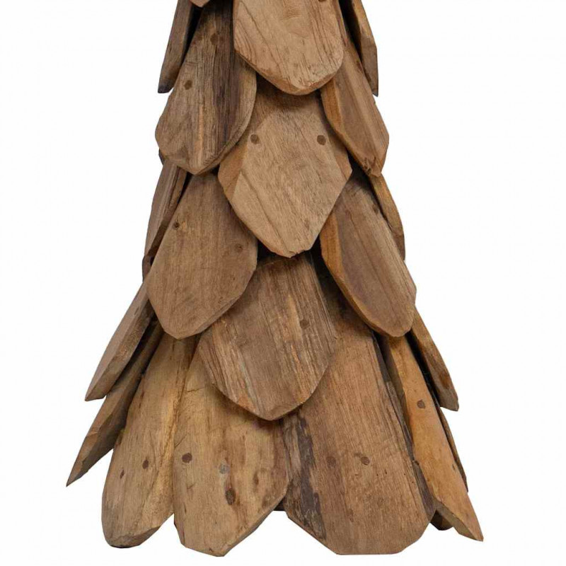 Choinka z podstawą Brązowy 111 cm Lite drewno tekowe