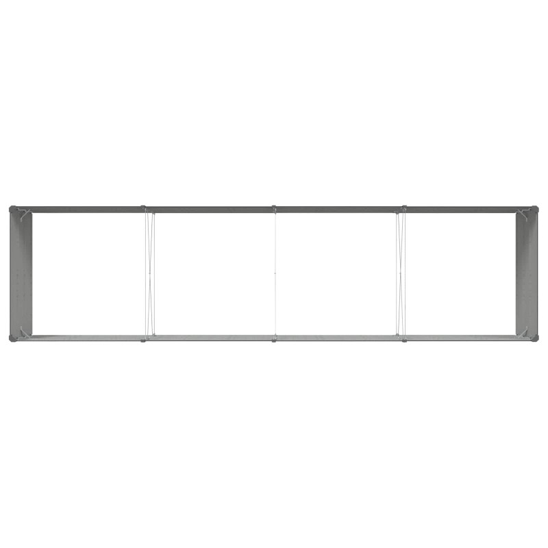 Donica Antracyt 385 x 100 x 45 cm Stal Galwanizowana
