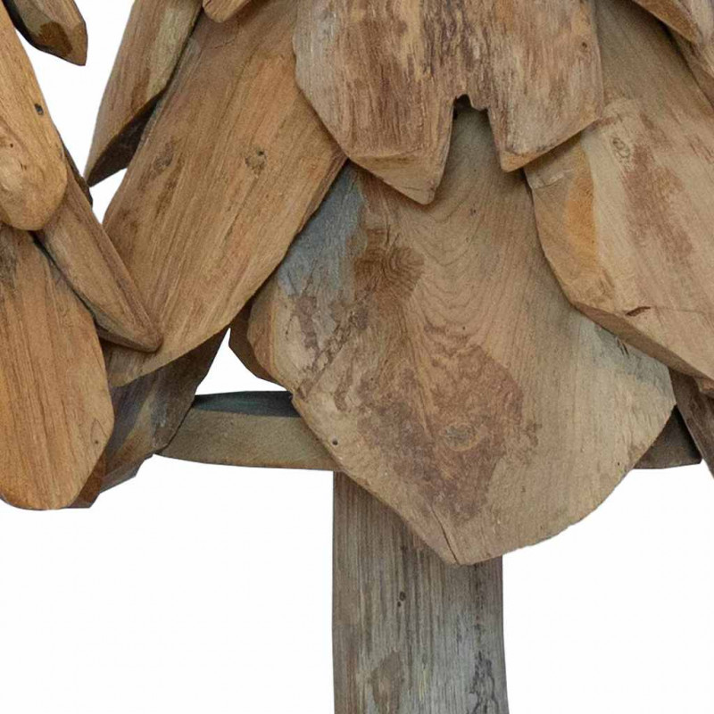 Choinka z podstawą 3 pcs Brązowy Lite drewno tekowe