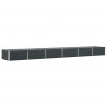 Donica Antracyt 580 x 100 x 45 cm Stal Galwanizowana