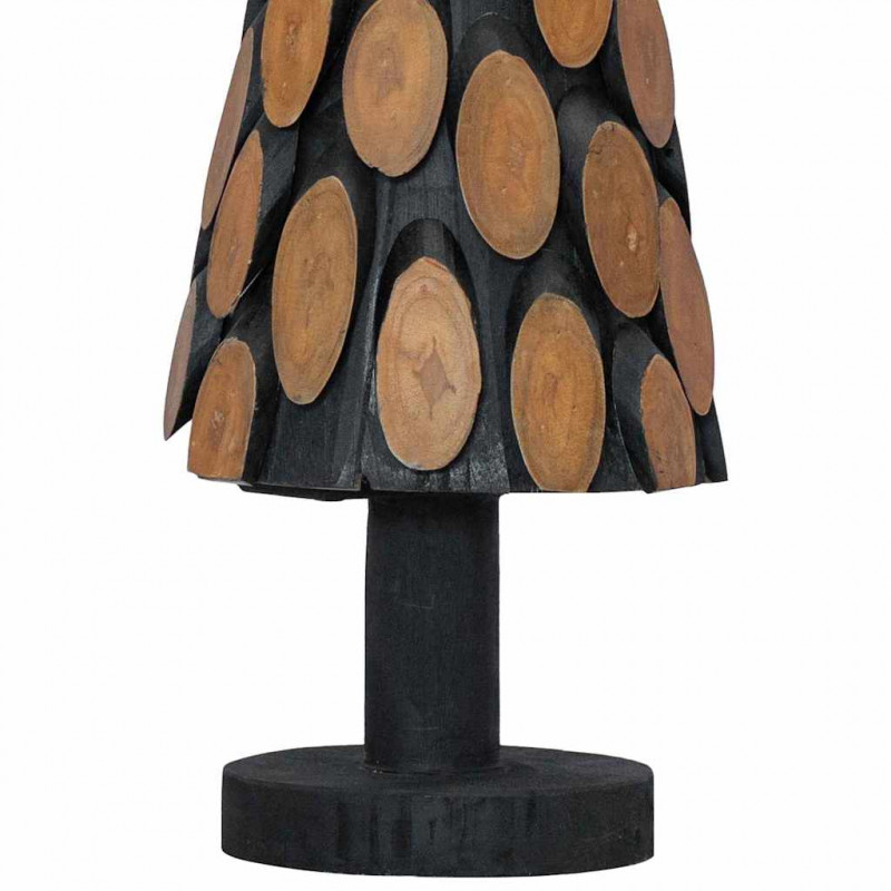 Choinka z podstawą Brązowy 61 cm Lite drewno tekowe