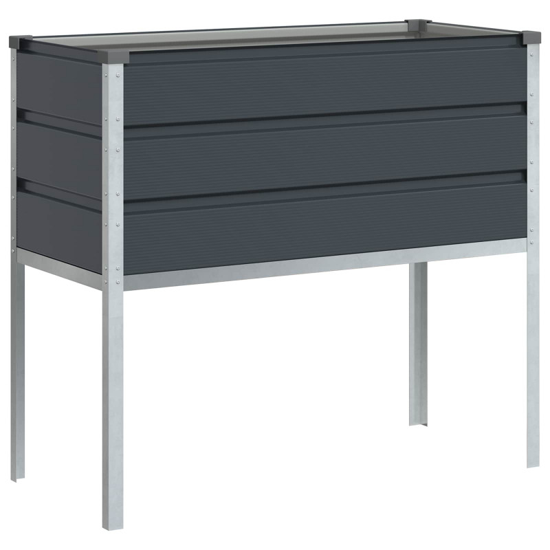 Donica Antracyt 100 x 45 x 90 cm Stal Galwanizowana