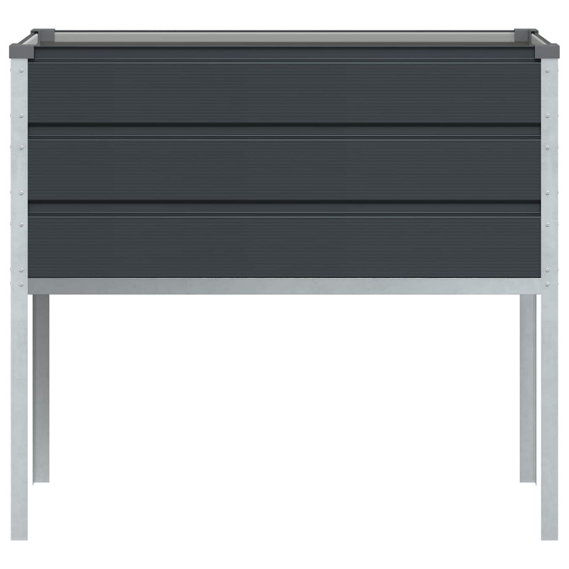 Donica Antracyt 100 x 45 x 90 cm Stal Galwanizowana