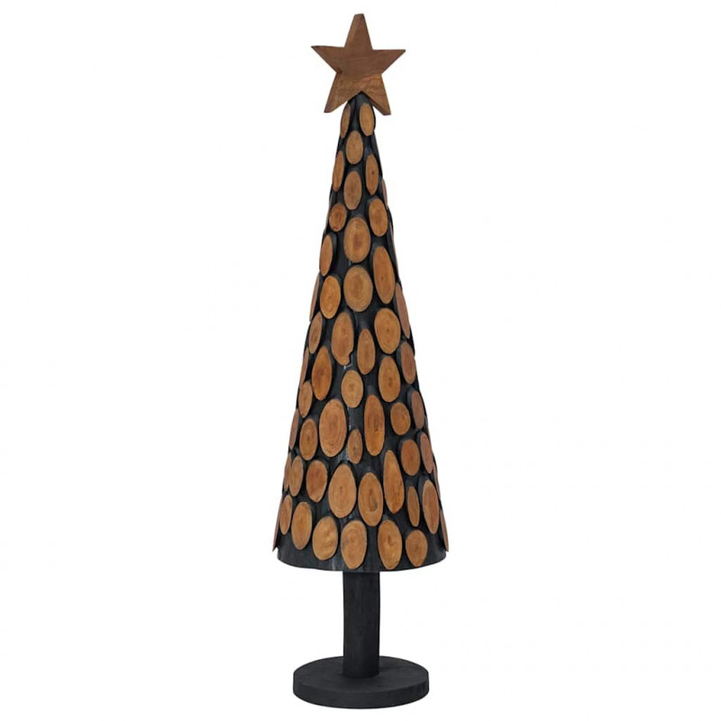 Choinka z podstawą Brązowy 120 cm Lite drewno tekowe