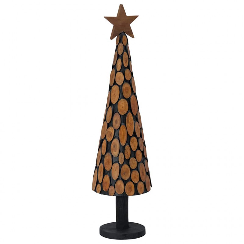 Choinka z podstawą Brązowy 120 cm Lite drewno tekowe