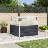 Donica Antracyt 100 x 100 x 77 cm Stal Galwanizowana