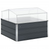 Donica Antracyt 100 x 100 x 77 cm Stal Galwanizowana