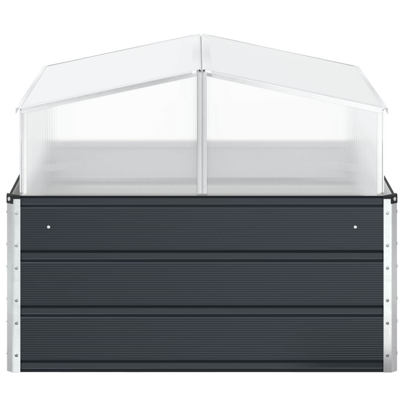 Donica Antracyt 100 x 100 x 77 cm Stal Galwanizowana