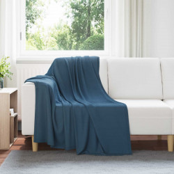 Koc Granatowy 170 x 130 cm Polar