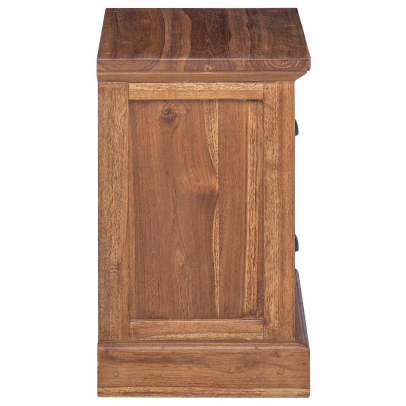 Stolik nocny Naturalny 40 x 30 x 50 cm Lite drewno teakowe