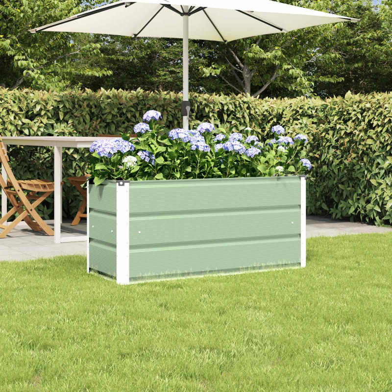 Donica Zielony 100 x 40 x 45 cm Stal