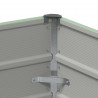 Donica Zielony 100 x 40 x 75 cm Stal