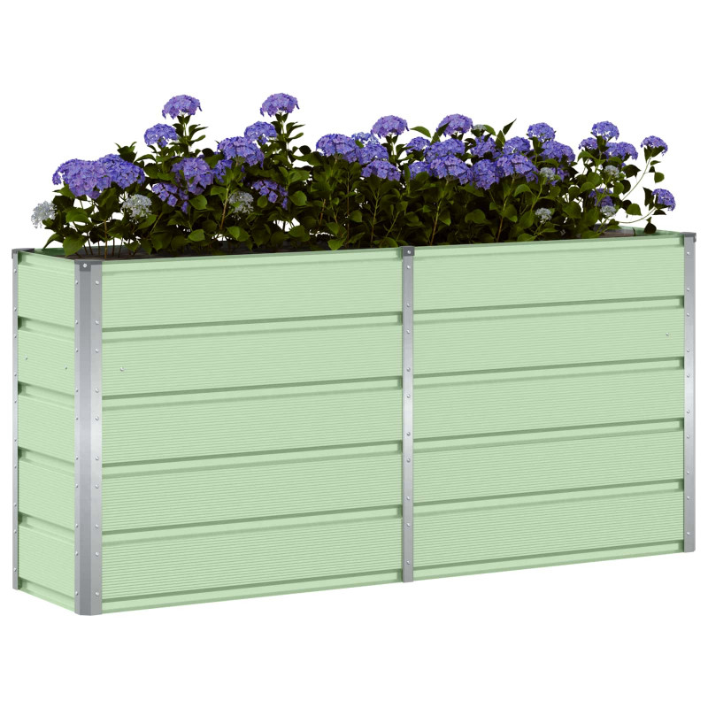 Donica Zielony 160 x 40 x 75 cm Stal