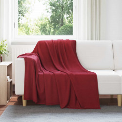 Koc Bordeaux Czerwony 200 x 150 cm Polar