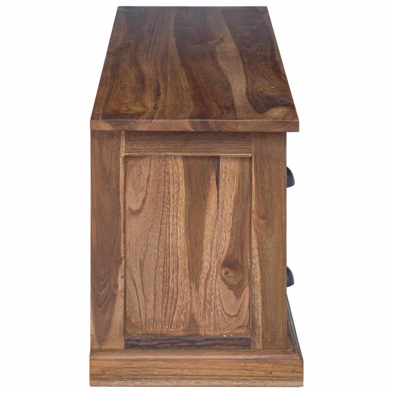 Stół pod telewizor z szufladą Naturalny 110 x 30 x 40 cm