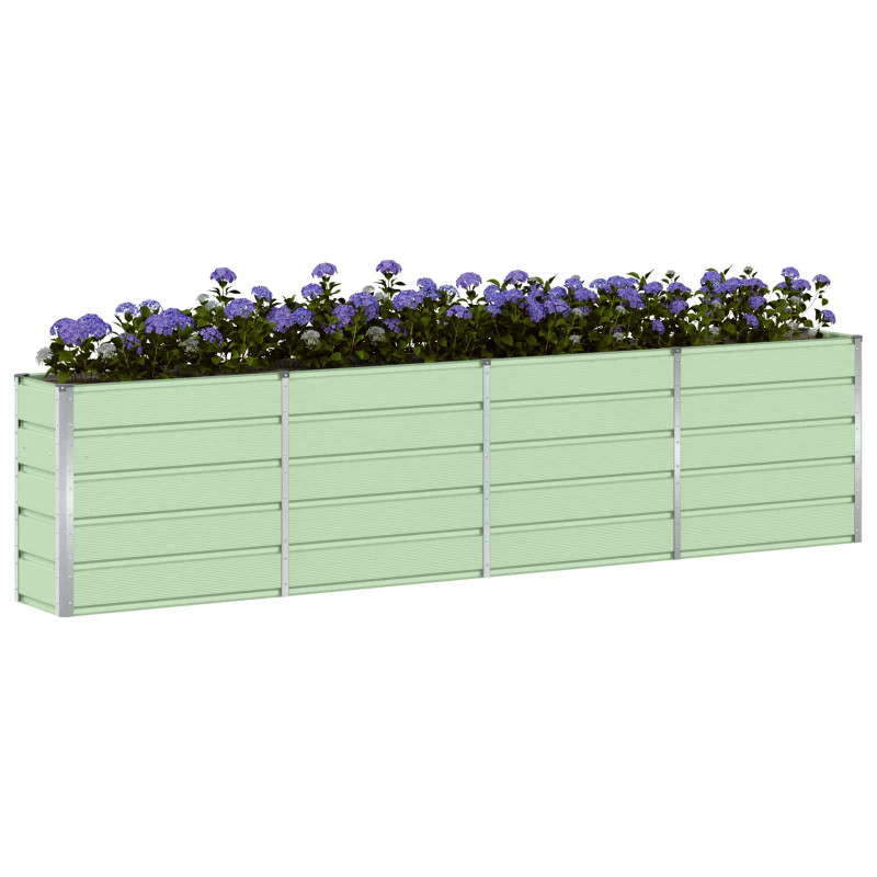 Donica Zielony 160 x 40 x 75 cm Stal
