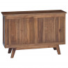 Bufet z szufladą Naturalny 100 x 30 x 68 cm Lite drewno teakowe