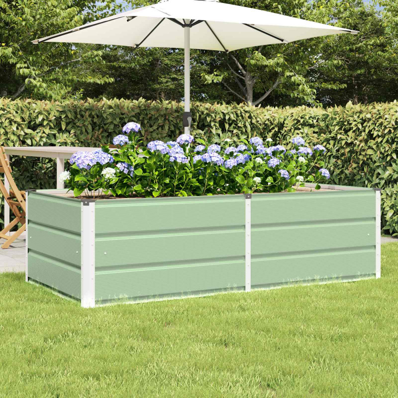 Donica Zielony 160 x 80 x 45 cm Stal