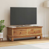Stół pod telewizor z szufladą Naturalny 110 x 35 x 40 cm