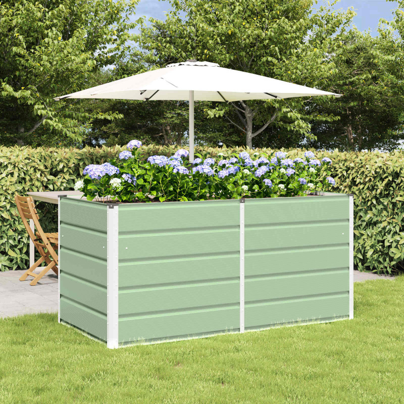 Donica Zielony 160 x 80 x 75 cm Stal
