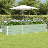 Donica Zielony 240 x 80 x 45 cm Stal