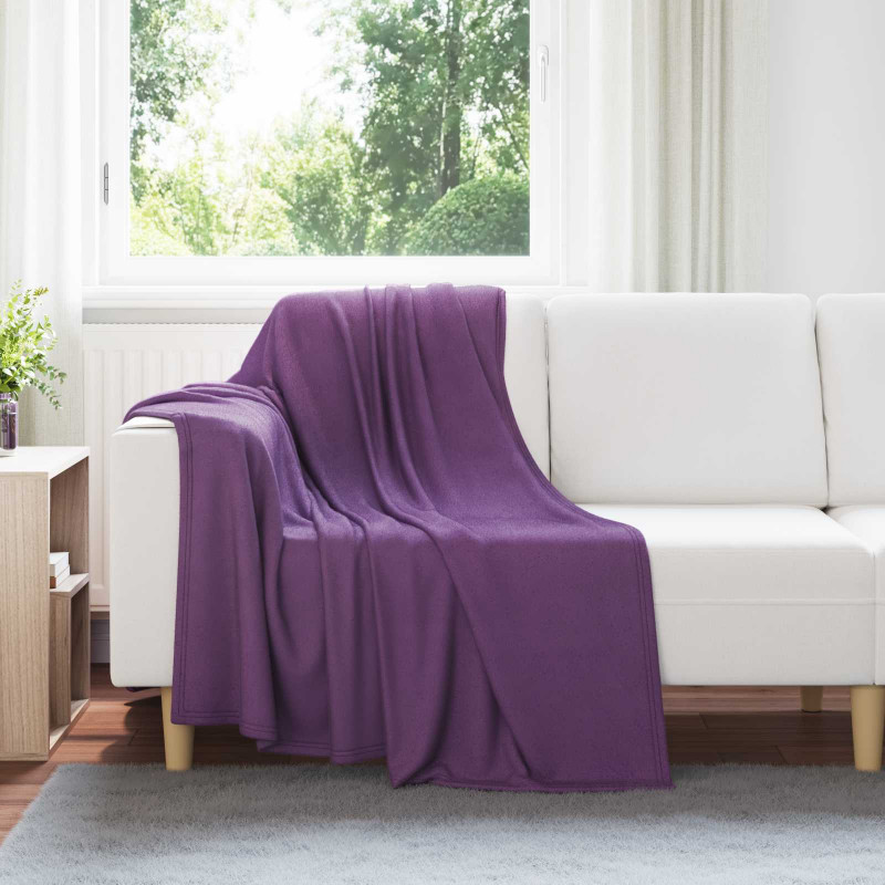 Koc Fioletowy 170 x 130 cm Polar