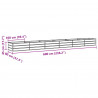 Donica Zielony 600 x 80 x 45 cm Stal