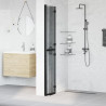 Ściana prysznicowa Walk-In Czarny 70 x 6,5 x 190 cm