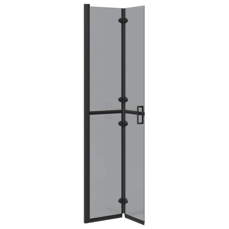 Ściana prysznicowa Walk-In Czarny 70 x 6,5 x 190 cm
