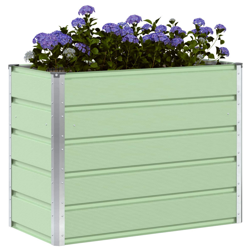 Donica Pastelowa Zieleń 480 x 50 x 45 cm Stal Galwanizowana