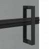 Ściana prysznicowa Walk-In Czarny 70 x 6,5 x 190 cm