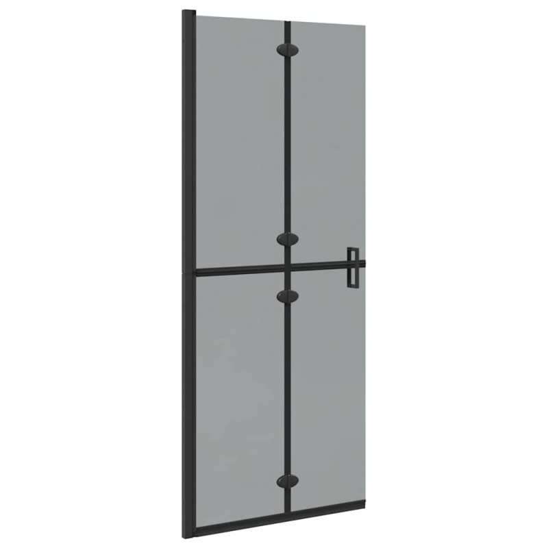 Ściana prysznicowa Walk-In Czarny 80 x 6,5 x 190 cm