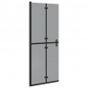 Ściana prysznicowa Walk-In Czarny 80 x 6,5 x 190 cm