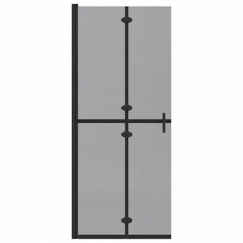 Ściana prysznicowa Walk-In Czarny 80 x 6,5 x 190 cm