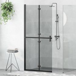 Ściana prysznicowa Walk-In Czarny 90 x 6.5 x 190 cm