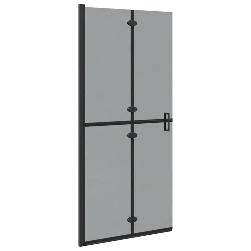 Ściana prysznicowa Walk-In Czarny 90 x 6.5 x 190 cm