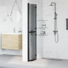 Ściana prysznicowa Walk-In Czarny 90 x 6.5 x 190 cm