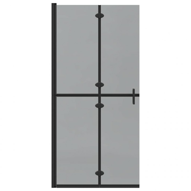 Ściana prysznicowa Walk-In Czarny 90 x 6.5 x 190 cm