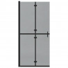 Ściana prysznicowa Walk-In Czarny 90 x 6.5 x 190 cm