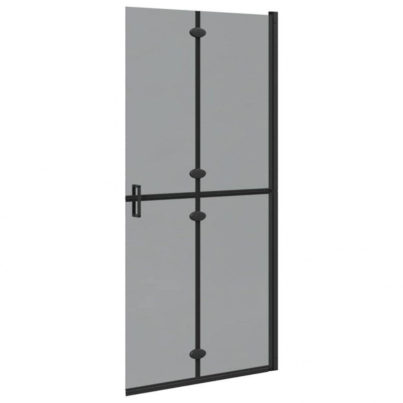 Ściana prysznicowa Walk-In Czarny 90 x 6.5 x 190 cm