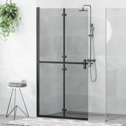 Ściana prysznicowa Walk-In Czarny 100 x 6,5 x 190 cm