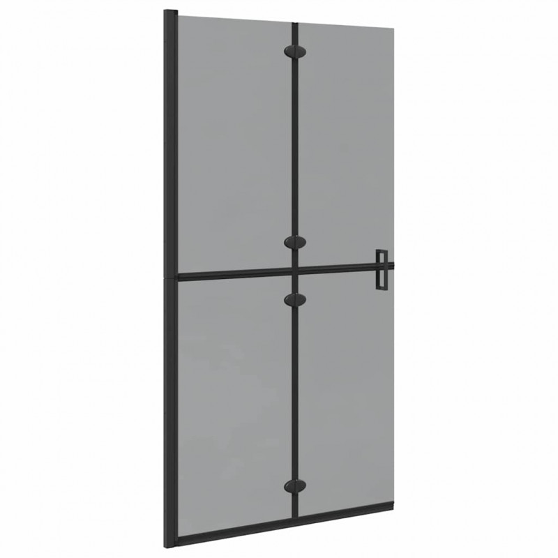 Ściana prysznicowa Walk-In Czarny 100 x 6,5 x 190 cm