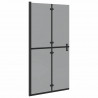 Ściana prysznicowa Walk-In Czarny 100 x 6,5 x 190 cm
