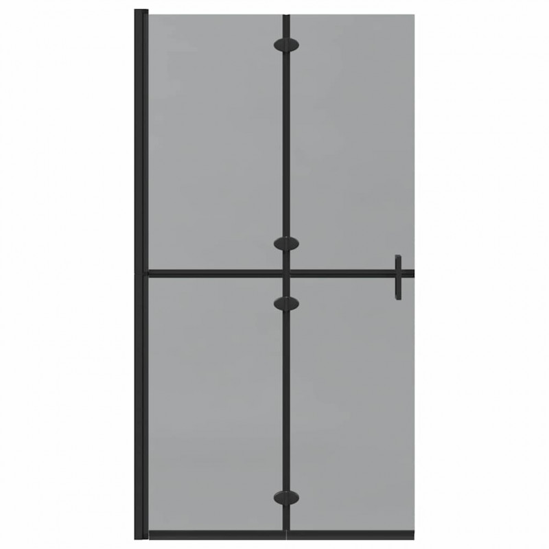 Ściana prysznicowa Walk-In Czarny 100 x 6,5 x 190 cm