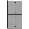 Ściana prysznicowa Walk-In Czarny 100 x 6,5 x 190 cm