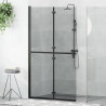 Ściana prysznicowa Walk-In Czarny 110 x 6,5 x 190 cm