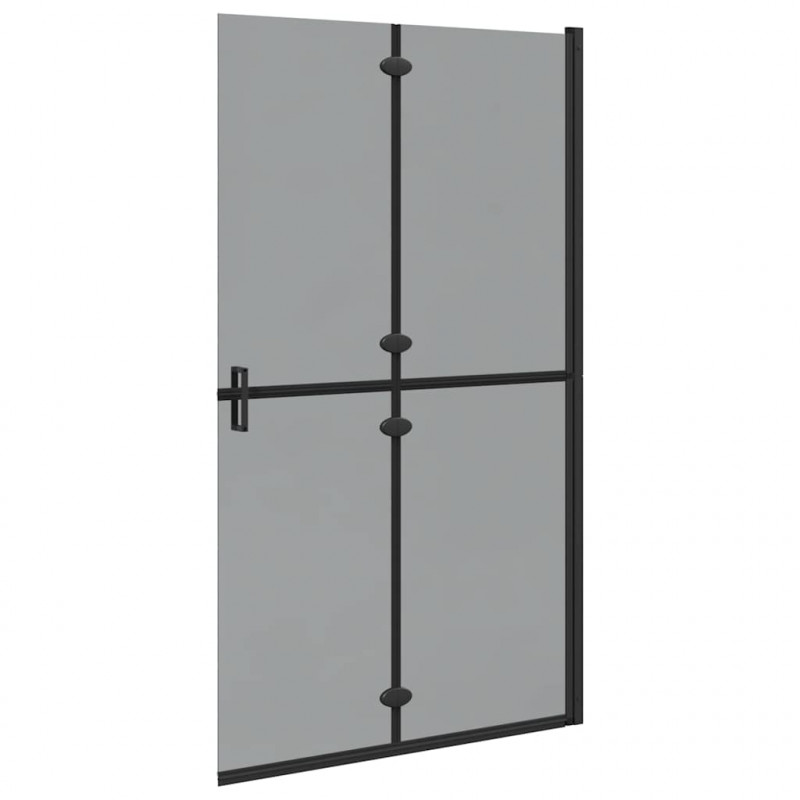 Ściana prysznicowa Walk-In Czarny 110 x 6,5 x 190 cm