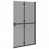 Ściana prysznicowa Walk-In Czarny 110 x 6,5 x 190 cm