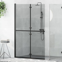 Ściana prysznicowa Walk-In Czarny 120 x 6,5 x 190 cm